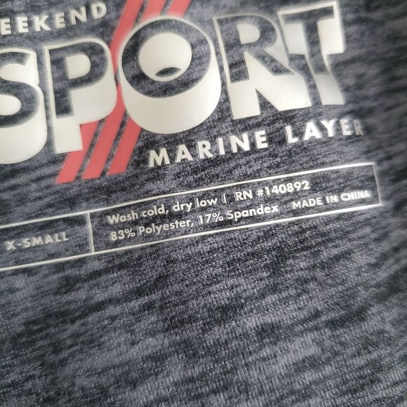 Marine Layer Liz Sport jogger dark heather grey size XS drawstring womens new - Picture 6 of 14